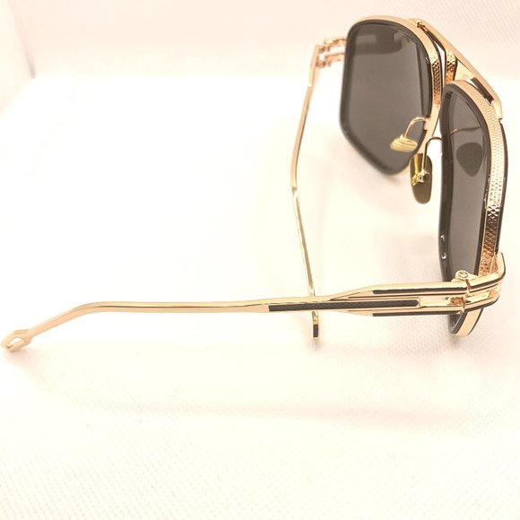 New Men's Oversized Luxury Square Retro Sunglasses - Picture 3 of 7